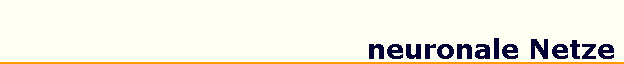 neuronale Netze